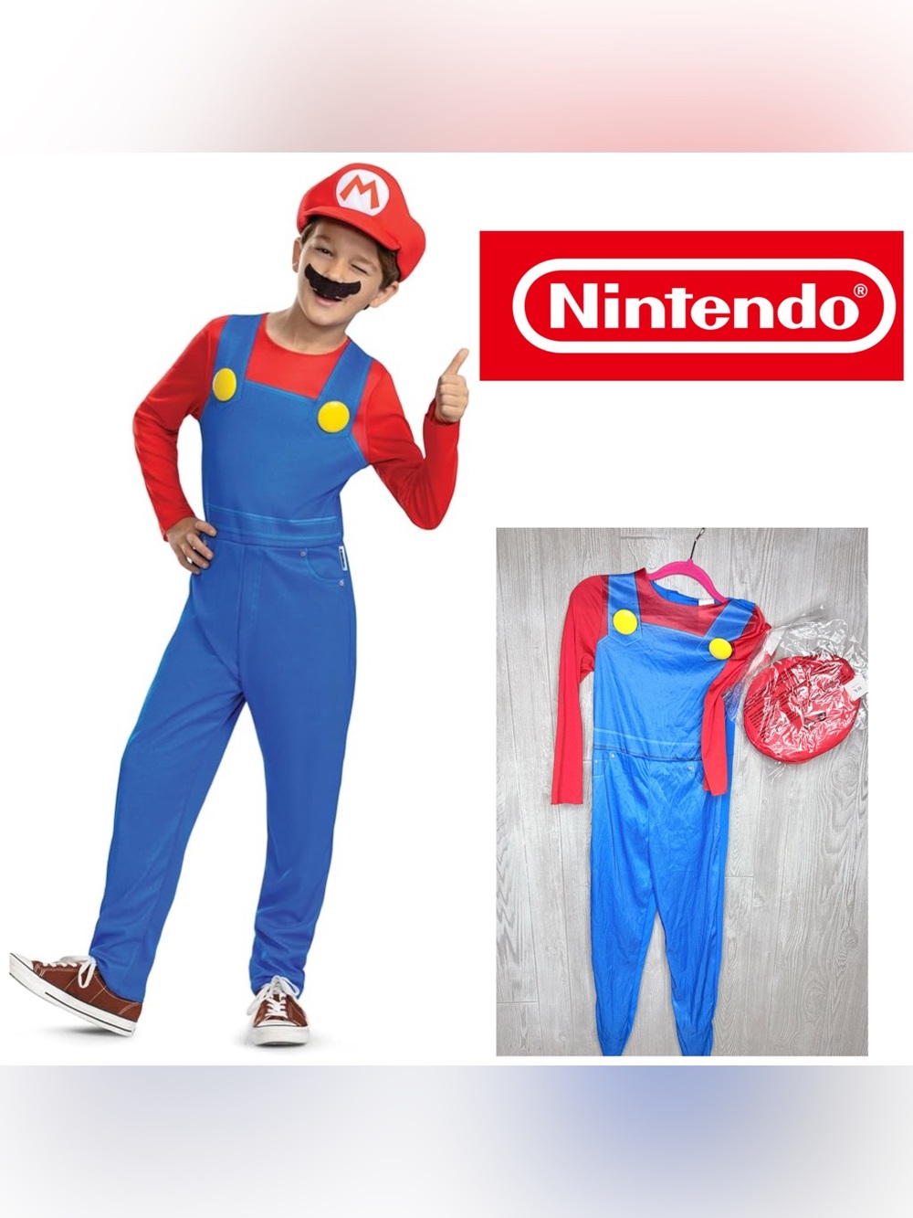Disguise Boys' Mario Elevated Classic halloween Costume cosplay dress up 10-12